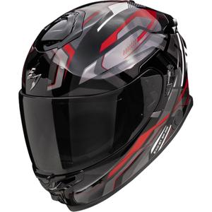 Интегрална каска за мотоциклет Scorpion EXO-GT SP Air Augusta черно-сиво-червена
