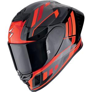 Интегрална мотоциклетна каска Scorpion EXO-R1 EVO II AIR VITAL черно-сребристо-червена