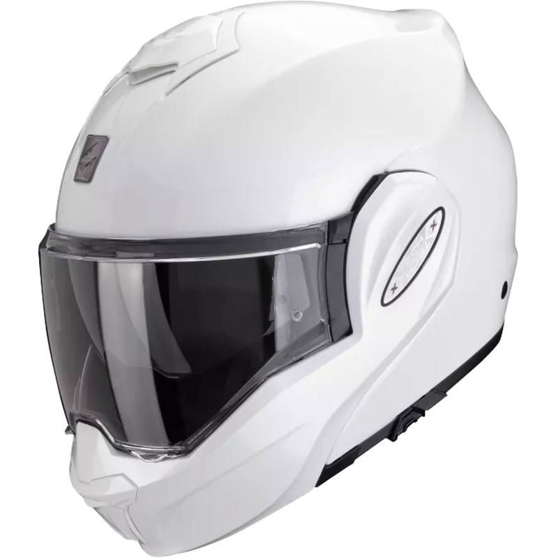 Каска Scorpion EXO-TECH EVO PRO SOLID перлено бяла