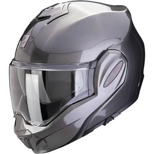 Scorpion EXO-TECH EVO PRO SOLID метално сива каска с накланяне
