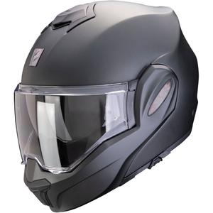Обръщаща се каска Scorpion EXO-TECH EVO PRO SOLID перлено матово черно