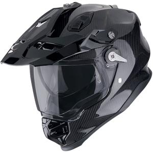 Ендуро каска Scorpion ADF-9000 CARBON AIR SOLID черна