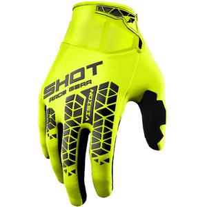 Мотокрос ръкавици Shot Vision Tech флуоресцентно жълти