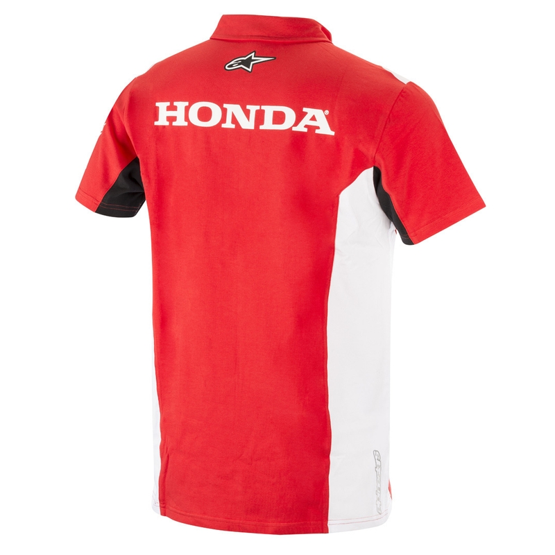 Triko Alpinestars Honda s límečkem červené