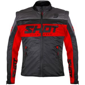 Софтшел яке Shot Softshell Lite черно-червено