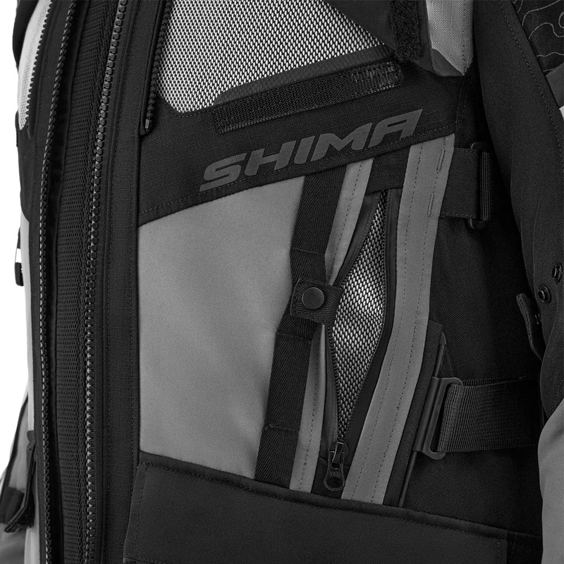 Светлосиво мотоциклетно яке Shima Tracker