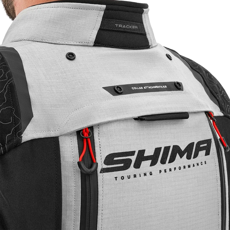 Светлосиво мотоциклетно яке Shima Tracker