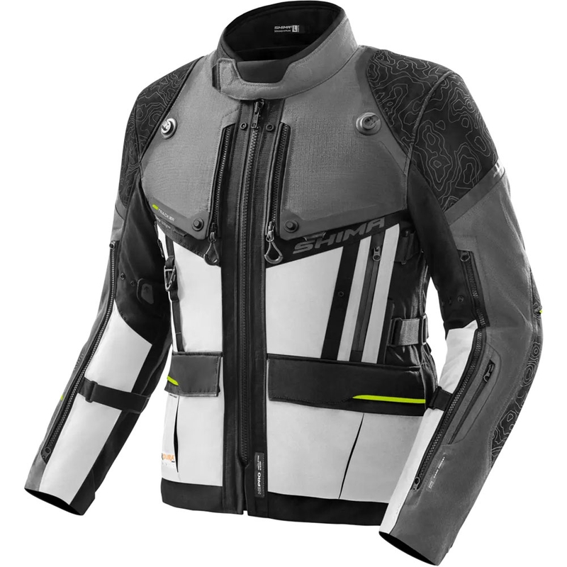 Мотоциклетно яке Shima Tracker, сиво