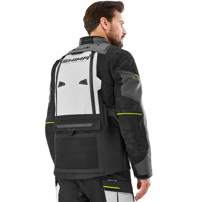 Мотоциклетно яке Shima Tracker, сиво