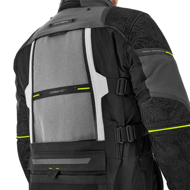 Мотоциклетно яке Shima Tracker, сиво