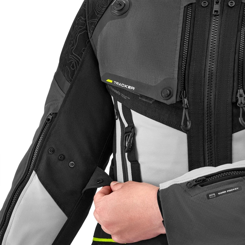 Мотоциклетно яке Shima Tracker, сиво