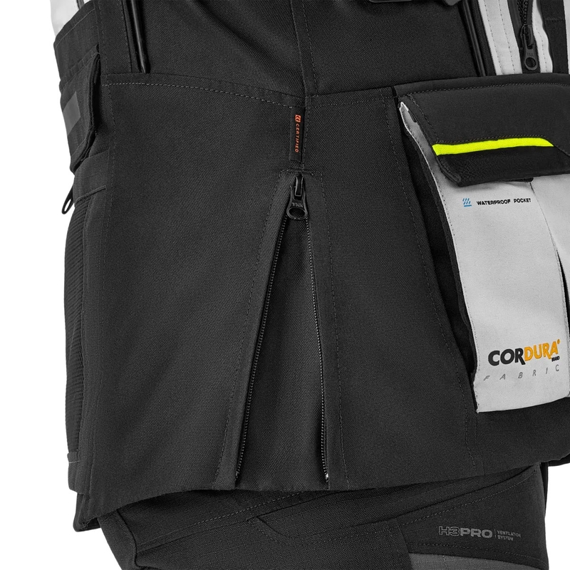 Мотоциклетно яке Shima Tracker, сиво