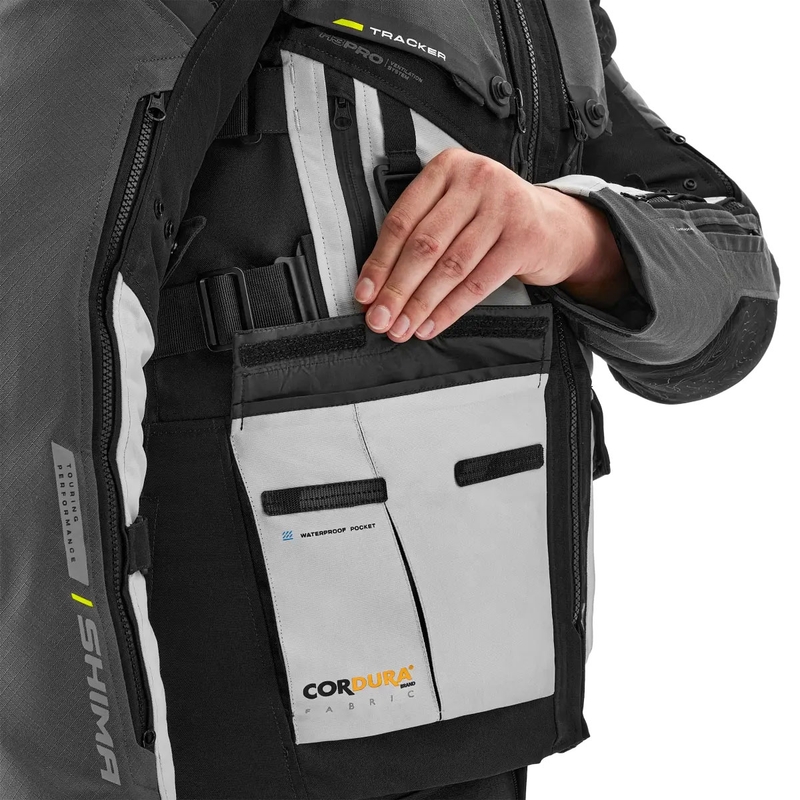 Мотоциклетно яке Shima Tracker, сиво