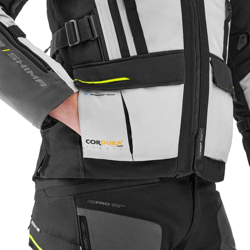 Мотоциклетно яке Shima Tracker, сиво