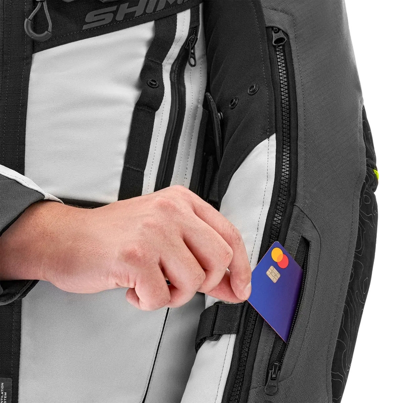 Мотоциклетно яке Shima Tracker, сиво