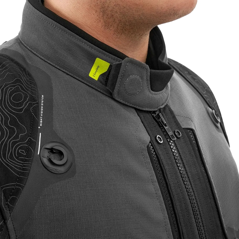 Мотоциклетно яке Shima Tracker, сиво