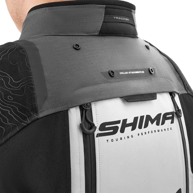 Мотоциклетно яке Shima Tracker, сиво