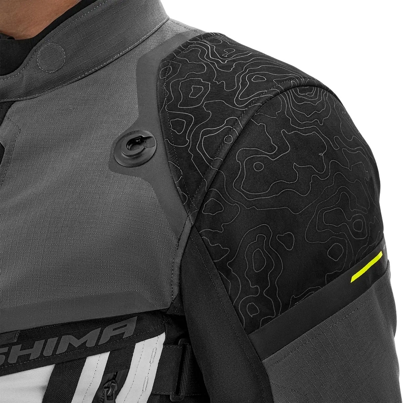 Мотоциклетно яке Shima Tracker, сиво