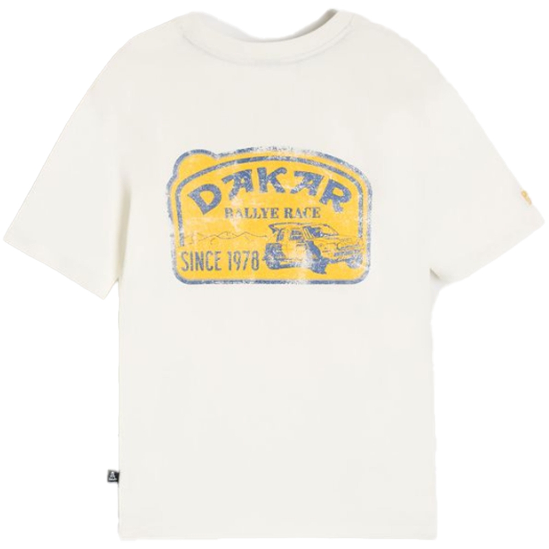 Бяла тениска Dakar Vint B