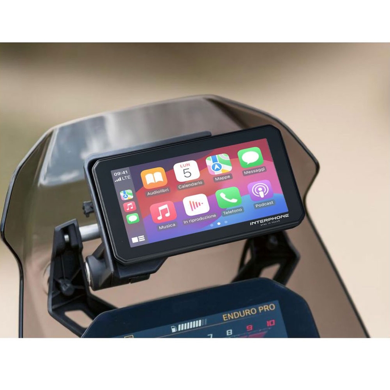 BMW Apple CarPlay и Android Auto интерфонен дисплей за мотоциклети