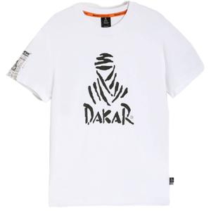 Тениска Dakar DES LOGO25 бяла