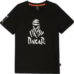 Черна тениска Dakar DES LOGO25