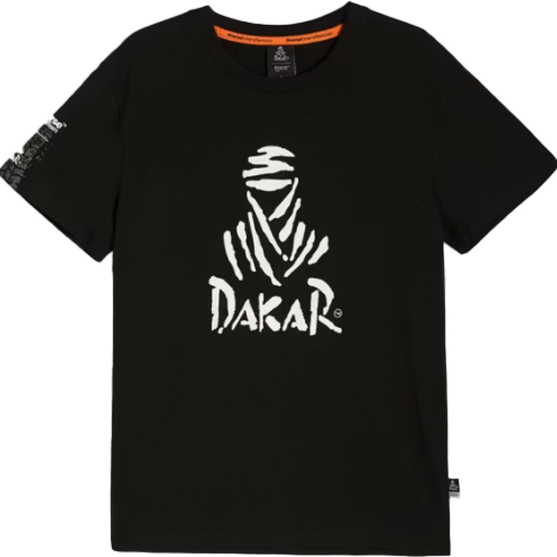 Черна тениска Dakar DES LOGO25