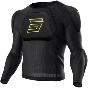 Протектор за тяло Shot Vest Prime черно-флуоресцентно жълто