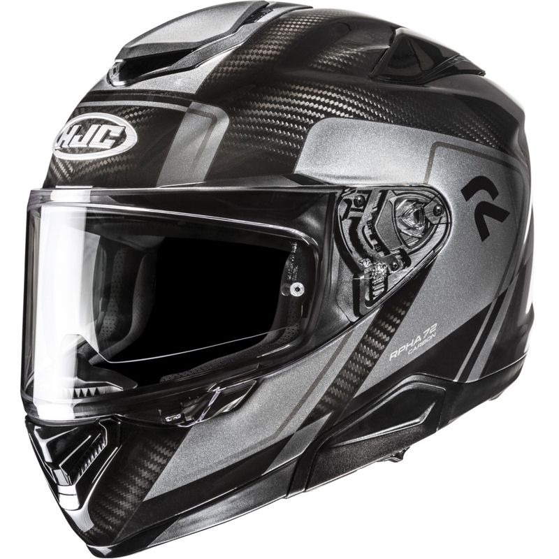 HJC RPHA 72 Carbon Fynex MC5 Мотоциклетна каска с пълно лице, черно-сива