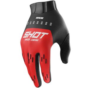Детски мотокрос ръкавици Shot Race Evo, червени