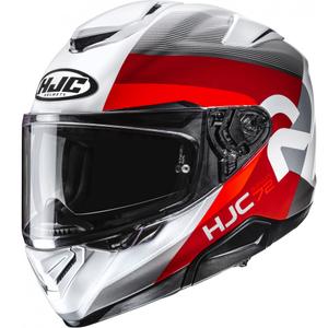 Мотоциклетна каска с пълно лице HJC RPHA 72 Phyta MC1 сиво-бяло-червено