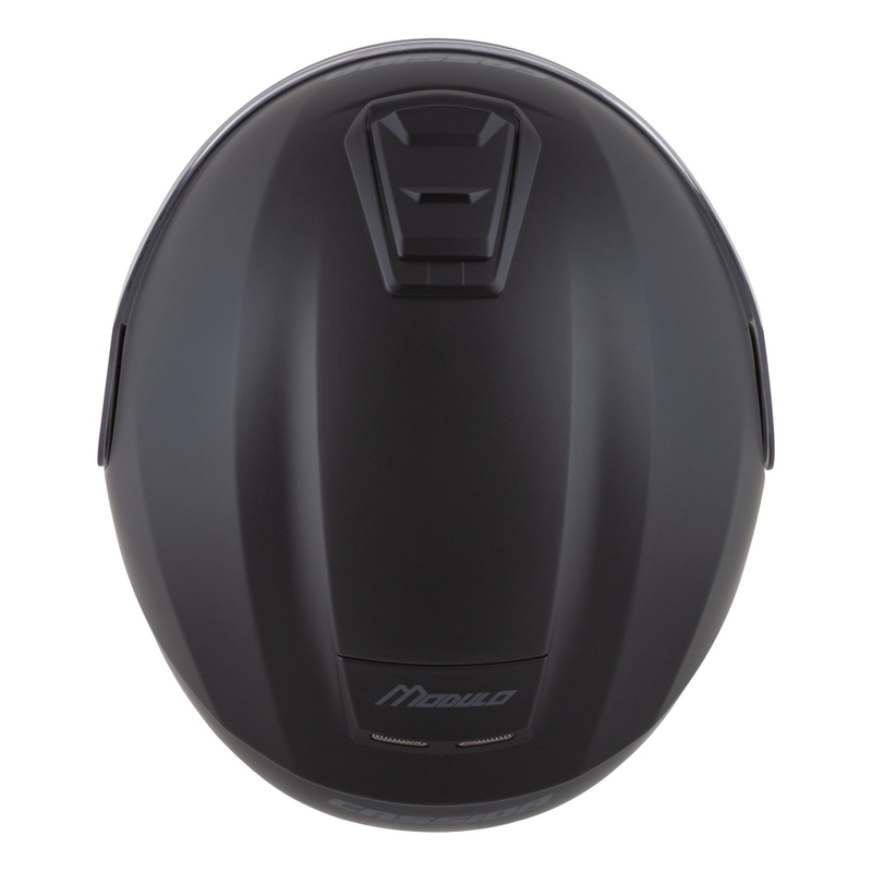 Мото каска Cassida Modulo 2.1 Compass с отваряща се конструкция, матово черно-сива