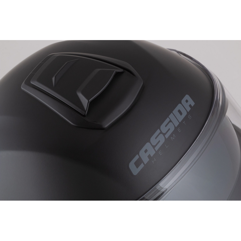 Мото каска Cassida Modulo 2.1 Compass с отваряща се конструкция, матово черно-сива