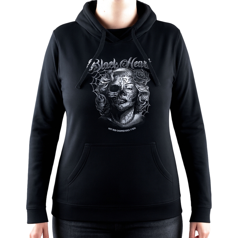 Дамски суитшърт Black Heart Dirty Queen черен