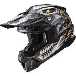 Мотокрос каска HJC C50 Mecha Beast MC5SF черно-сива