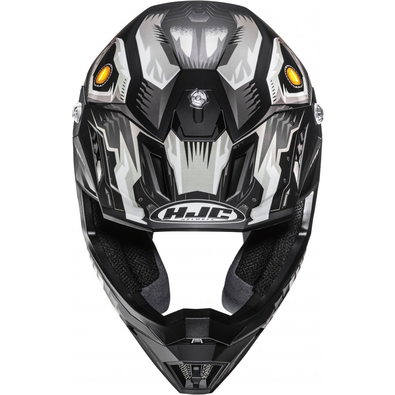 Мотокрос каска HJC C50 Mecha Beast MC5SF черно-сива