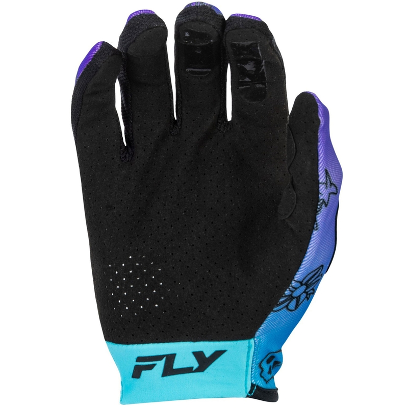 Мотокрос ръкавици FLY Racing - USA Lite Outline лилаво-синьо-черни