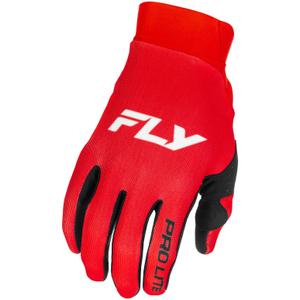 Мотокрос ръкавици FLY Racing - USA Pro Lite червено-бели