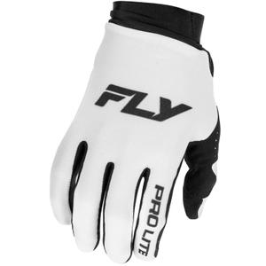 Мотокрос ръкавици FLY Racing - USA Pro Lite бяло-черно