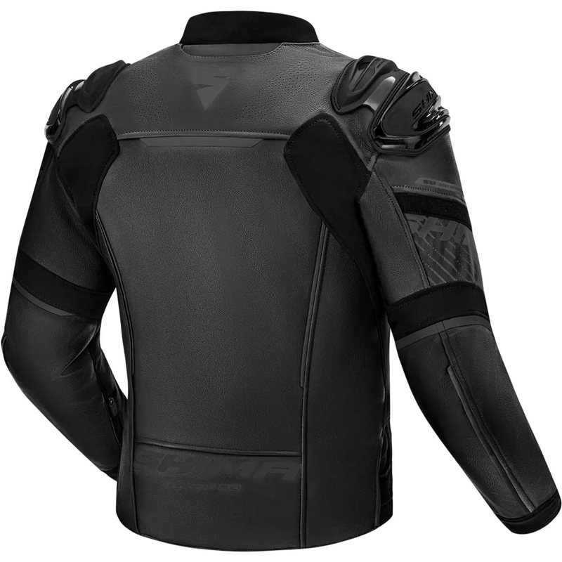 Кожено мотоциклетно яке Shima Bandit 2.0, черно-черно