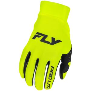 Ръкавици за мотокрос FLY Racing - USA Pro Lite с висока видимост, черни