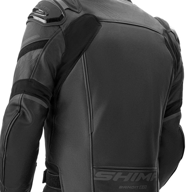 Кожено мотоциклетно яке Shima Bandit 2.0, черно-черно