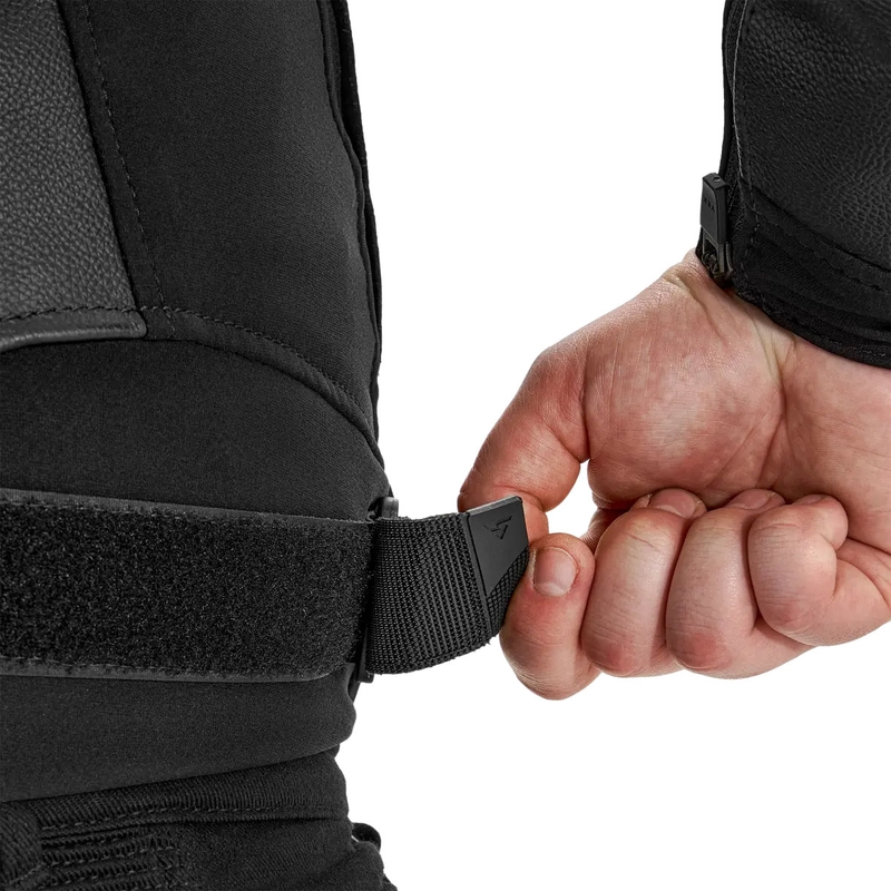 Кожено мотоциклетно яке Shima Bandit 2.0, черно-черно