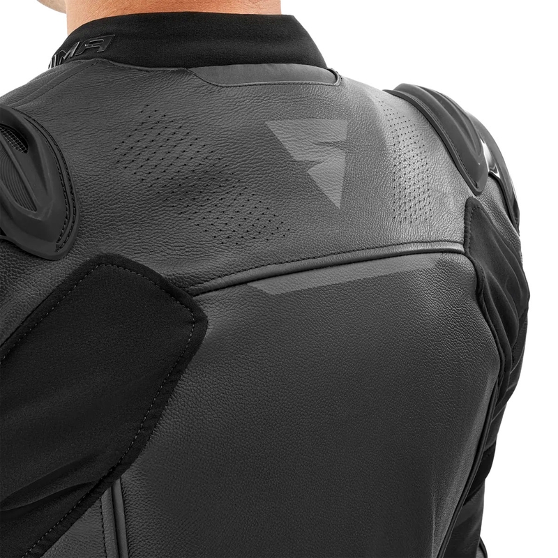 Кожено мотоциклетно яке Shima Bandit 2.0, черно-черно