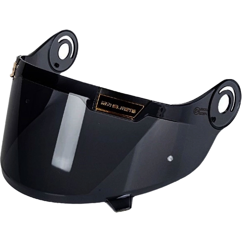Plexi MT-V-32 Max Vision за каски Jarama/Jarama SV тъмен със златни детайли