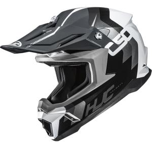 Мотокрос каска HJC C50 Primal MC5 черно-сиво-бяла