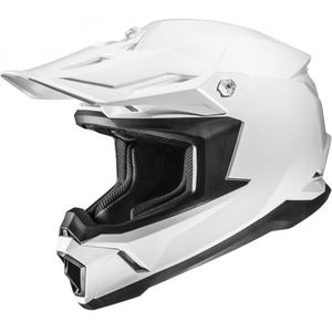 HJC C50 Solid мотокрос каска, перлено бяла