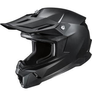 Мотокрос каска HJC C50 Solid, полуплоска, черна