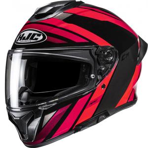 Мотоциклетна каска с пълно лице HJC C71 Faber MC1 черно-червена