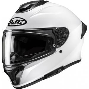 HJC C71 Solid каска за мотоциклет с пълно лице, перлено бяла
